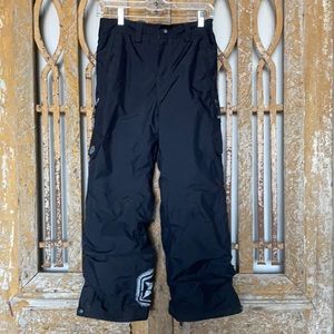 SESSIONS 1K BLACK SNOWBOARDING PANTS SKI BOYS L**